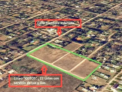 Terreno en Venta 37  mts Fondo