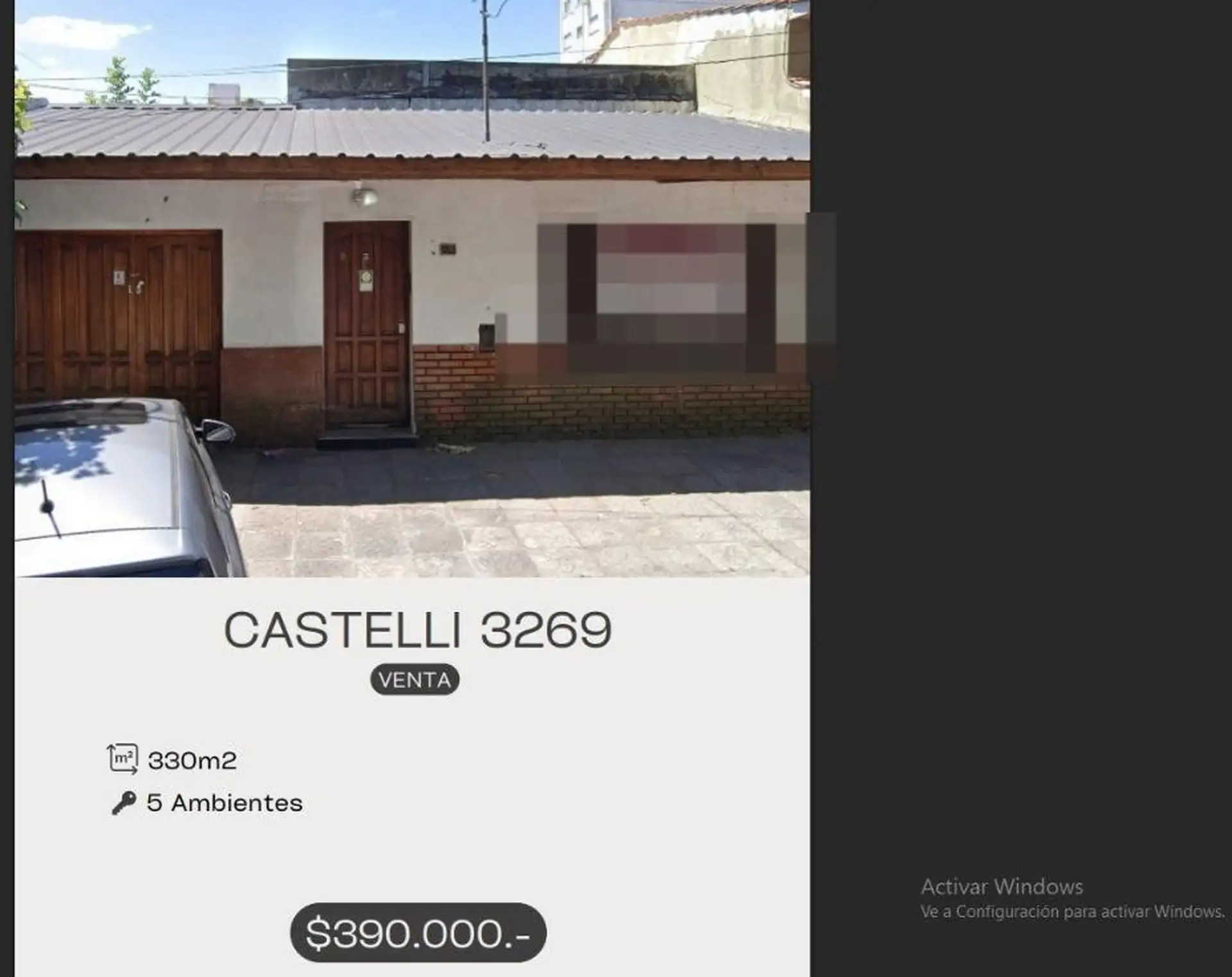 Casa en San José a reciclar