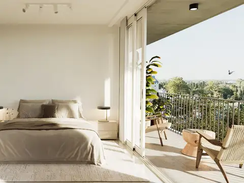 Vistas al Parque Sarmiento - Departamento en venta de 1 dormitorio con balcón en Nueva Córdoba