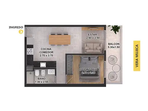 Departamento - Luis Agote