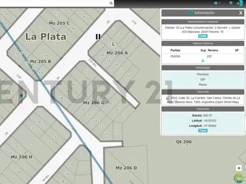 Lote en esquina en venta – Zona en crecimiento San Carlos La Plata  | USD 35.000