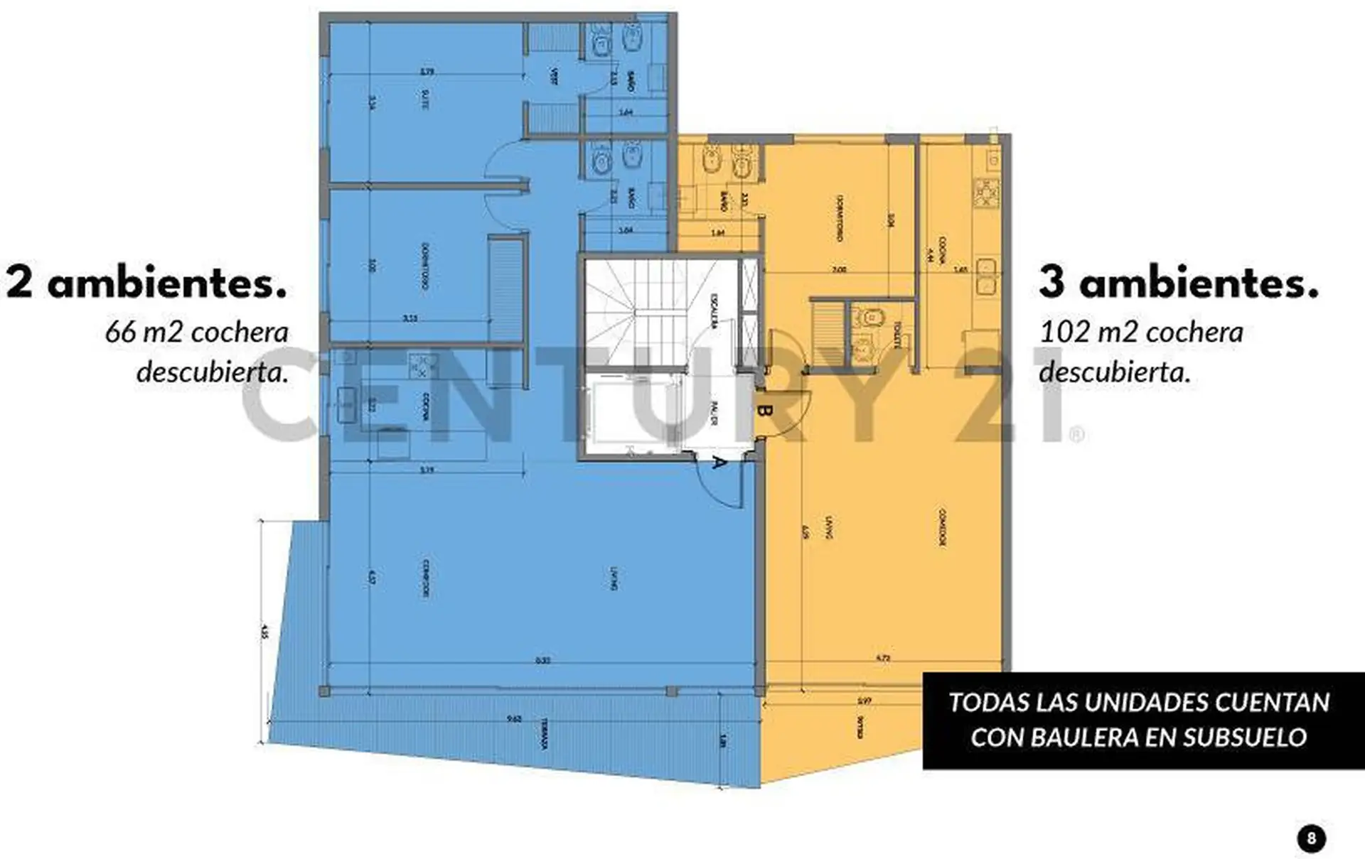 Departamento 3 amb, 90m² frente al mar — La Perla Norte