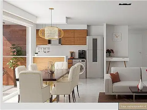 Departamento 2 ambientes con 1 baño