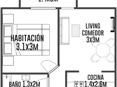 Departamento en Venta 24 años