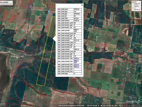 Campo Mixto 221 Ha Agrícola Ganadero - San Justo Santa Fe - Excelente Inversión