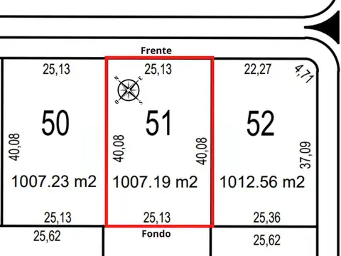 Terreno en Venta en Los Tres Pinos, USD 13.500