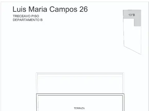Avenida Luis María Campos 100, Piso 13