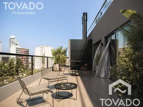 3 Ambientes con parrilla propia y amenities en Chacarita!