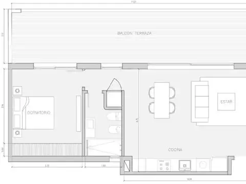 Departamento en Venta con 1 cocheras
