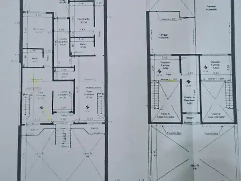 Depto Tipo Casa 2 ambientes con 1 baño