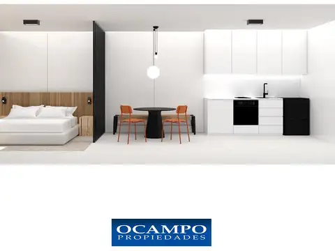 Departamento Monoambiente con 1 baño