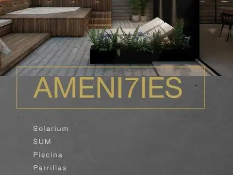 Departamento 2 ambientes con 1 baño