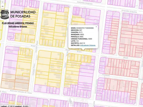 Terreno en Venta en Posadas, USD 108.000