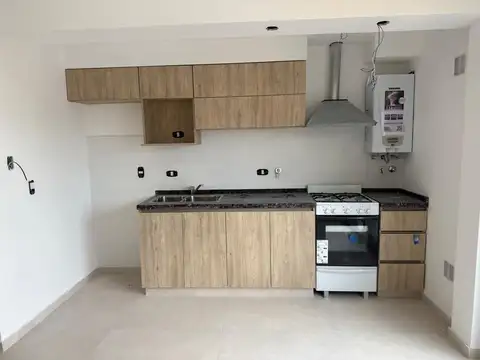 Departamento 2 ambientes con 2 baños