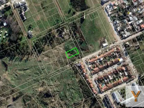 Terreno en Venta 25  mts Frente