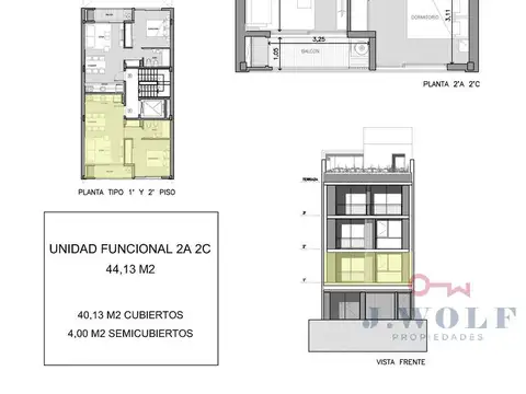 Departamento en Venta de 2 ambientes