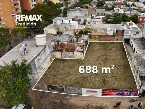 Lote en venta av. 9 de julio frente al hospital