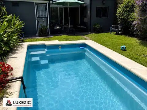 Casa 4 ambientes con gran jardín, pileta y quincho – Boulogne