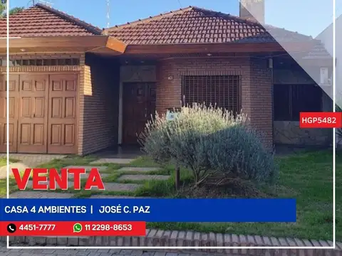 Casa - Venta - Argentina, José C Paz - Domingo Faustino Sarmiento  4621