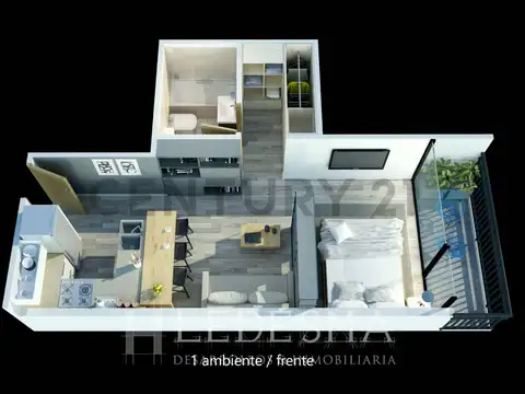 Departamento en Venta de Monoambiente