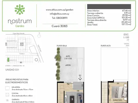 VENTA DUPLEX 2 DORMITORIOS NOSTRUM GARDEN PRADO