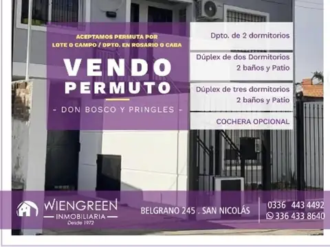 Departamento en Venta en San Nicolas de los Arroyos, Partido de San Nicolás