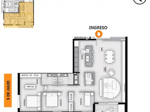 Departamento en Venta en Centro, Rosario