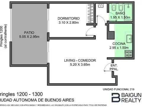 Departamento en Venta en Villa Crespo, USD 184.000