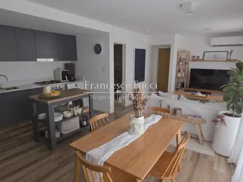 Departamento 2 ambientes con 2 baños