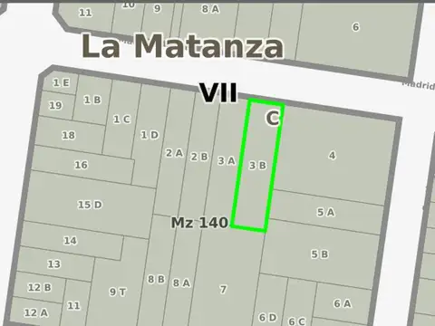 Terreno en Venta en Isidro Casanova, USD 99.000