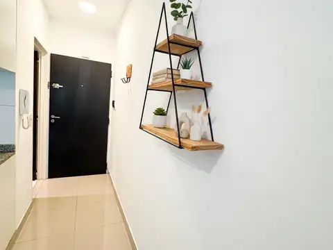 Alquiler departamento monoambiente en Belgrano. De categoría. Full amenities. Al frente con balcón. Amueblado y equipado