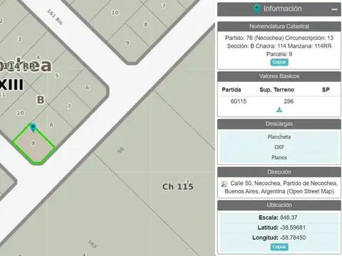 Terreno en Venta en Necochea, Partido de Necochea