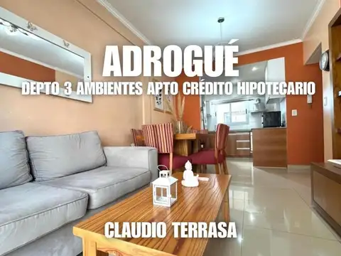 DEPTO TRES AMB EN VENTA EN ADROGUE