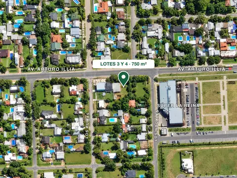 Lotes comerciales sobre Av. Illia - 750 m² - Funes