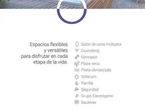 Departamento 4 ambientes con 4 baños