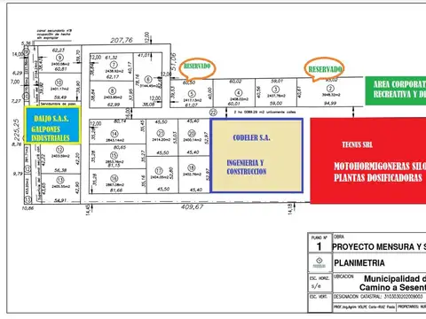 VENTA LOTE EN PARQUE  INDUSTRIAL LOGISTICO BOUWER