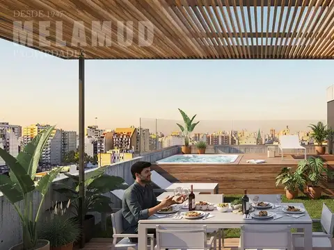 Departamento 2 ambientes con 1 baño