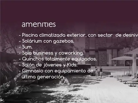 Exclusivo departamento en Los Troncos