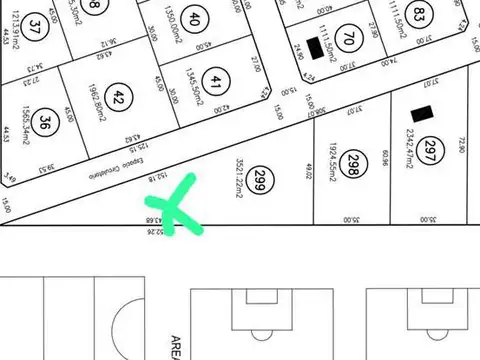 Lote en venta en  Fincas Sporting -  3550 m2 a pulmòn