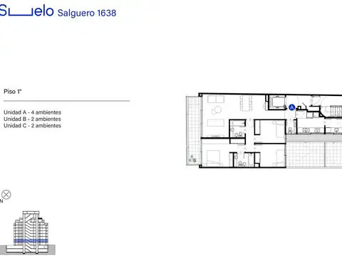 Departamento en Venta en Palermo, USD 151.623