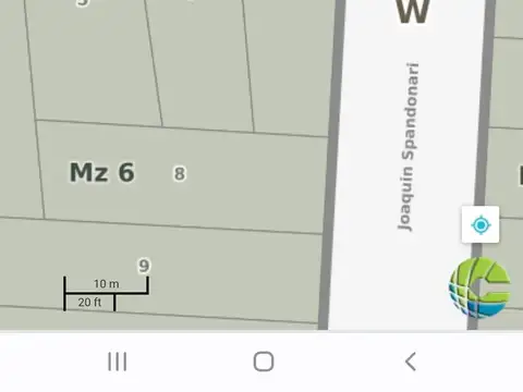 Terreno en Venta 10  mts Frente