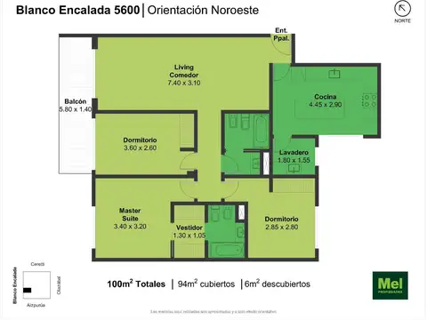 Blanco Encalada 5600, Piso 2