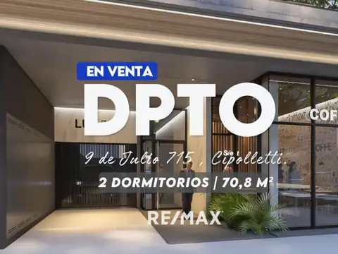 VENTA | DEPARTAMENTO 2 DORMITORIOS | LUX 715