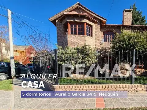 Alquiler Casa 5 dormitorios | Aurelio Garcia 3415