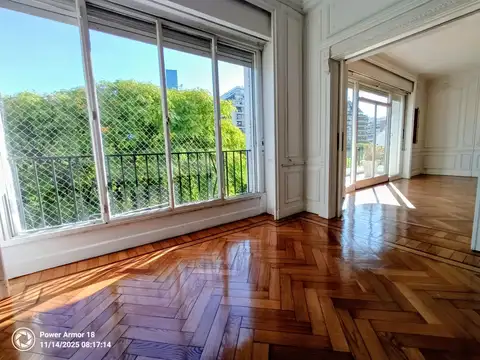 Departamento en alquiler cochera Barrio Norte 5 ambientes seguridad