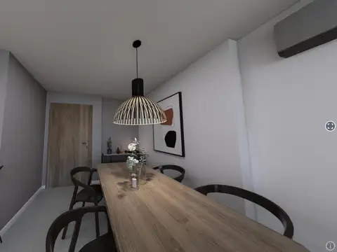 Departamento 2 ambientes con 1 baño