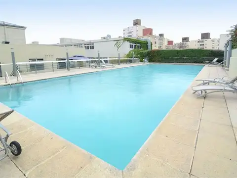 Monoambiente en alquiler con pileta y amenities