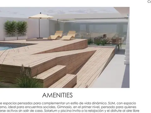 Departamento en Venta de 1 dormitorio