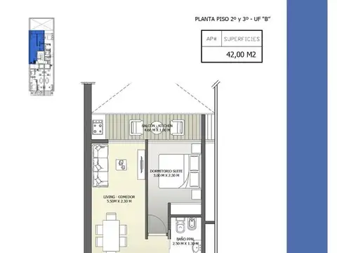 Departamento en Venta en Nuñez, USD 159.000