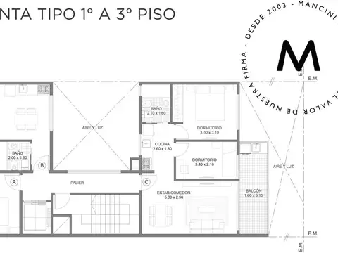 Departamento en venta monoambiente - San Martin